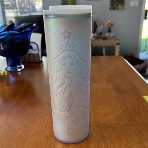 Starbucks Iridescent Tumbler with Queen Signature Design. 16 oz.
